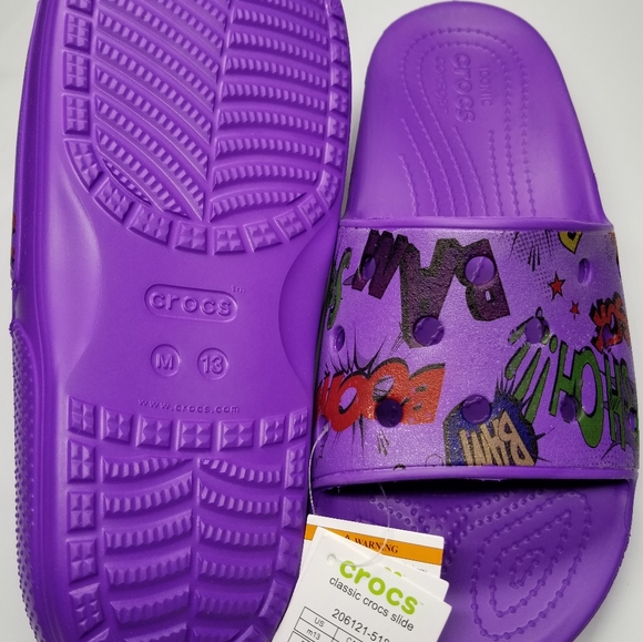 CROCS Shoes Crocs Classic Slides Professionally Hydro Dipped Poshmark